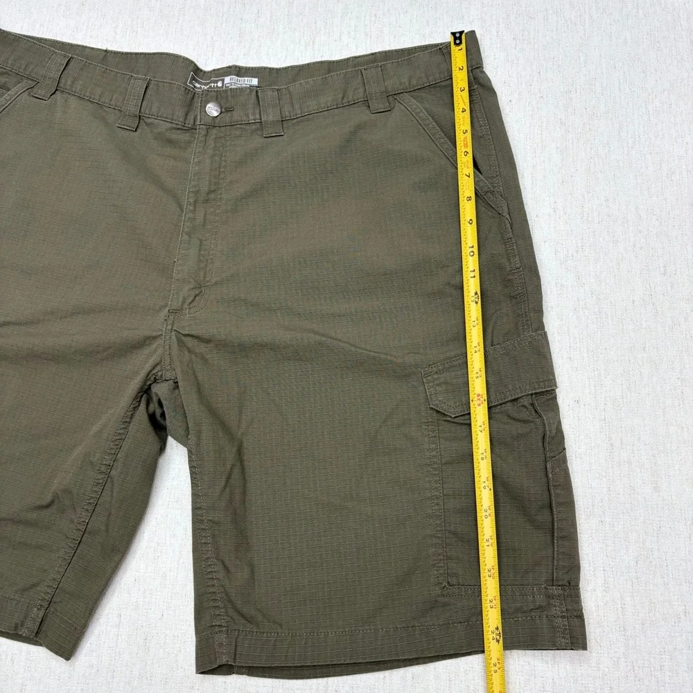 Carhartt Force Relaxed Fit Ripstop Cargo Work Shorts Mens 48 Olive Green 11